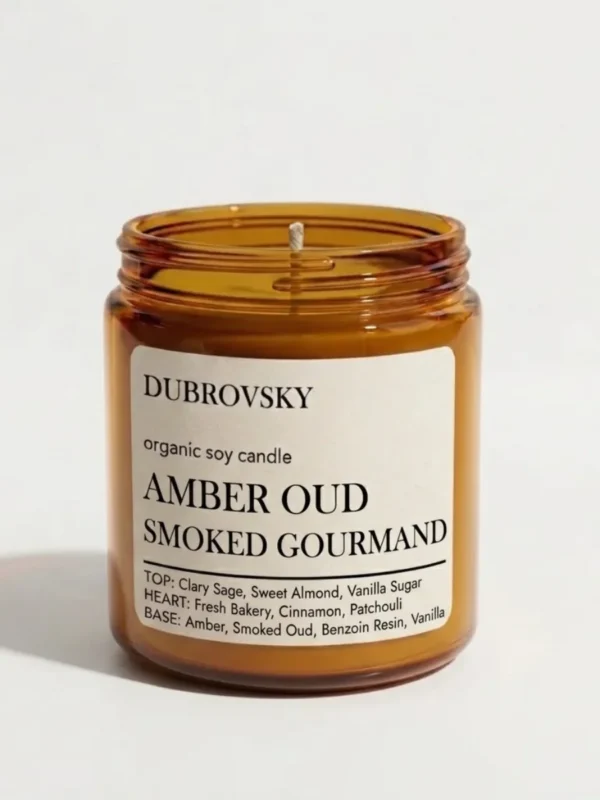 Świeca sojowa Amber Oud Smoked Gourmand