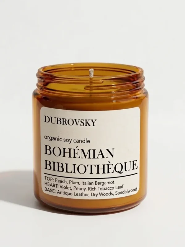 Świeca sojowa Bohémian Bibliothèque