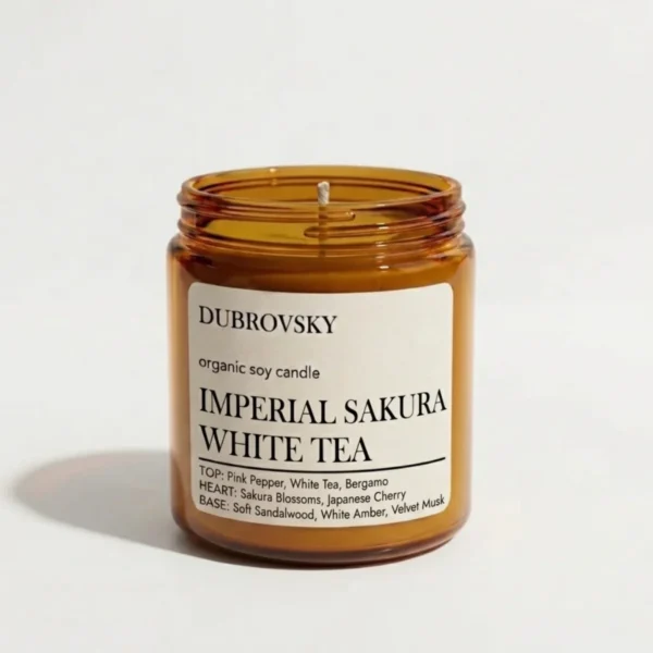 Świeca sojowa Imperial Sakura White Tea