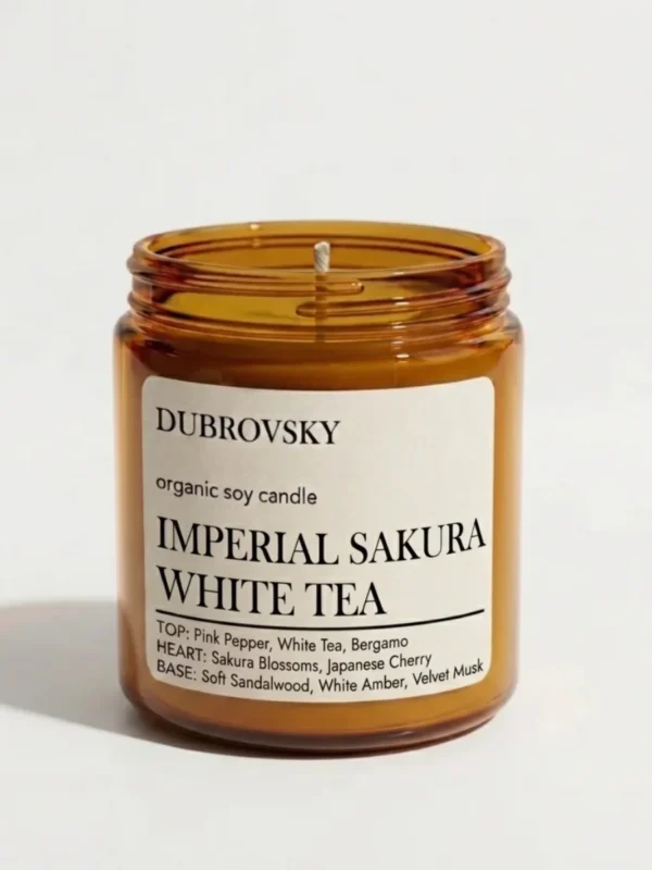 Świeca sojowa Imperial Sakura White Tea
