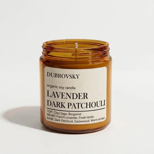Świeca sojowa Lavender Dark Patchouli