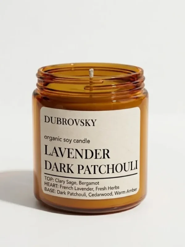 Świeca sojowa Lavender Dark Patchouli