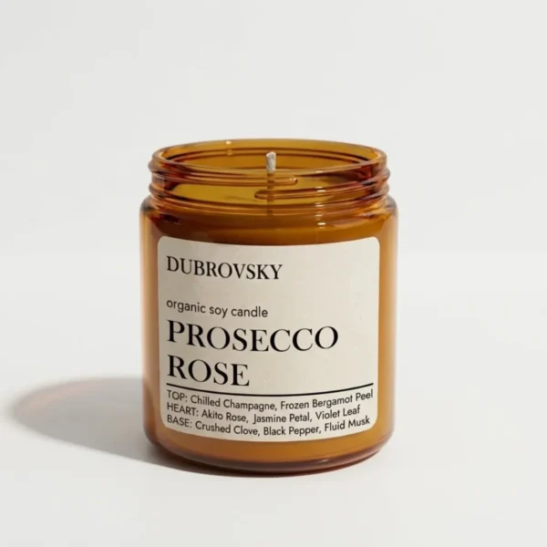 Świeca sojowa Prosecco Rose
