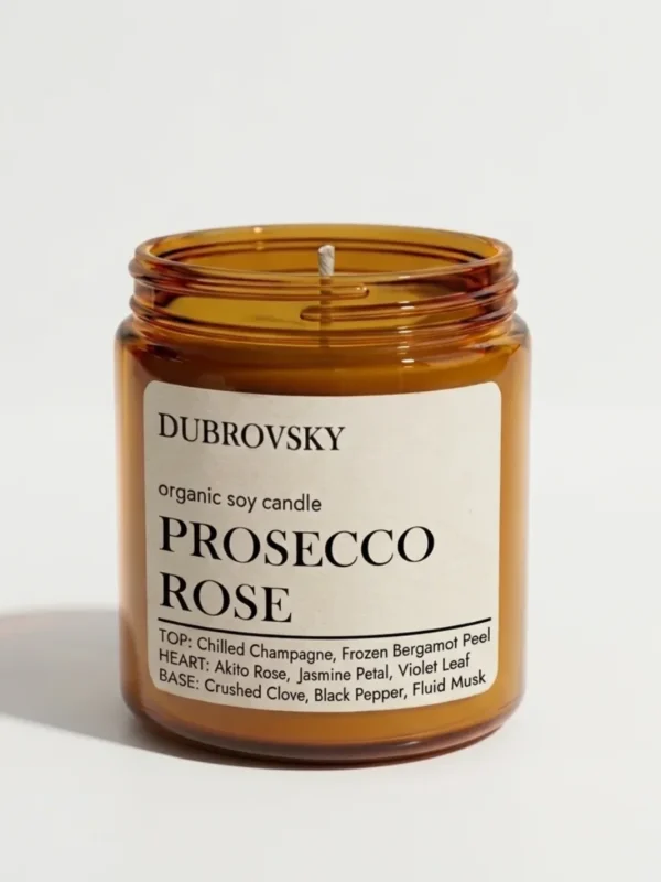Świeca sojowa Prosecco Rose