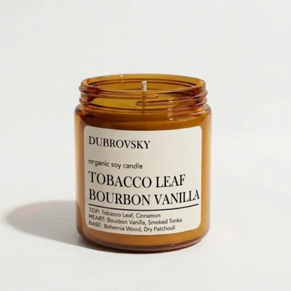 Świeca sojowa Tobacco Leaf Bourbon Vanilla